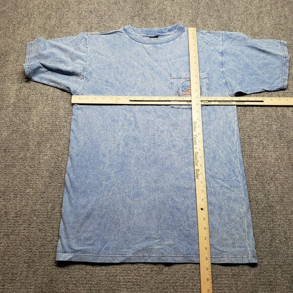 Harley Davidson Motorcycles T-Shirt Mens M Light Blue Walter Bros Peoria IL USA - Picture 8 of 9